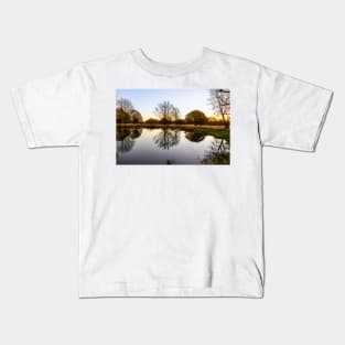 Richmond Park Sunrise Over White Ash Pond Kids T-Shirt